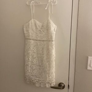Formal summer white dress
